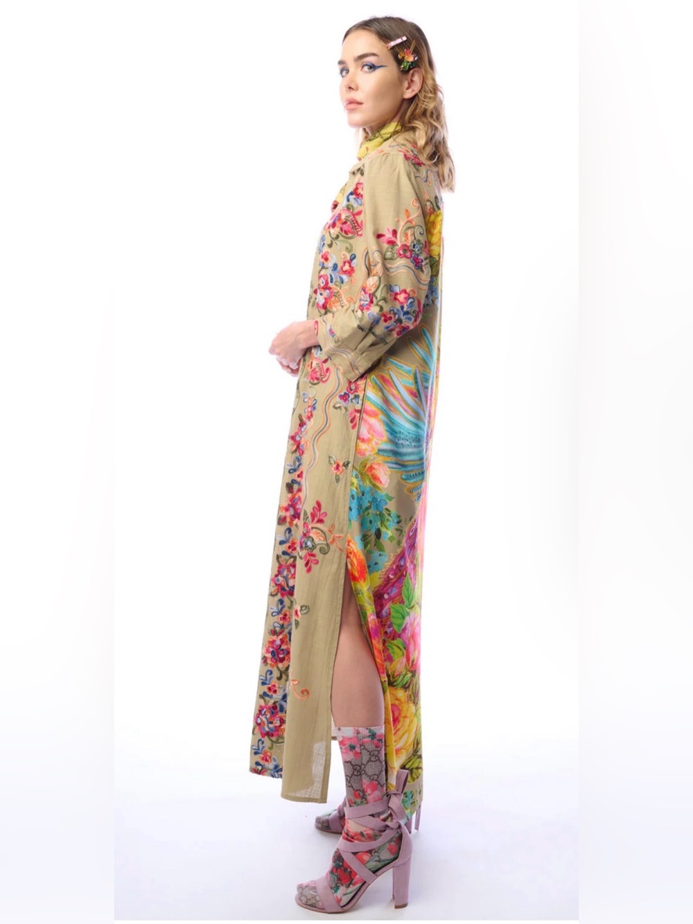 Aratta Beauty Mark Maxi Duster